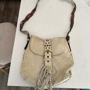 Coach Beige Signature Pattern Bag